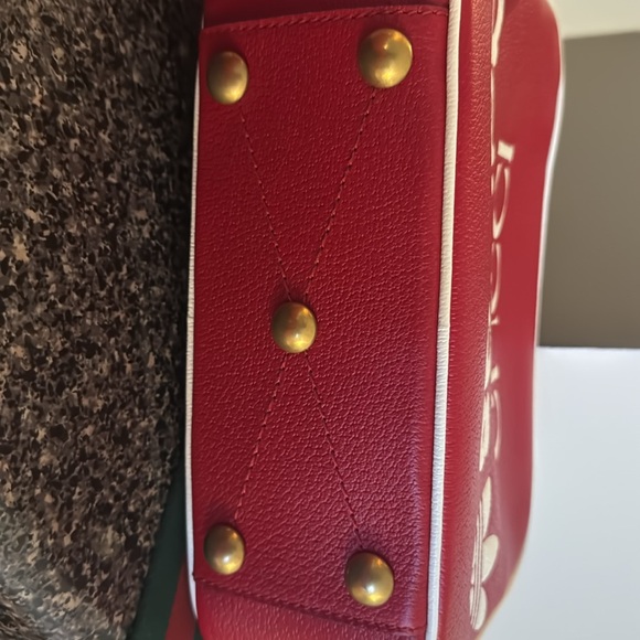 NEW Gucci X Adidas Red Shoulder Bag - Picture 9 of 9